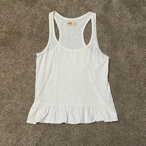 White Hollister tank top